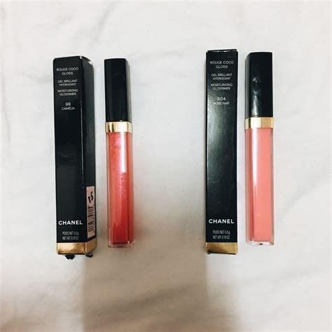 chanel rouge coco gloss价钱|Chanel gloss rose naif.